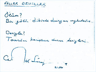 Göller Denizler | Cemal Süreya